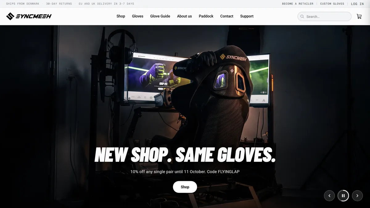 Vores eget brand, på en butik der flyver